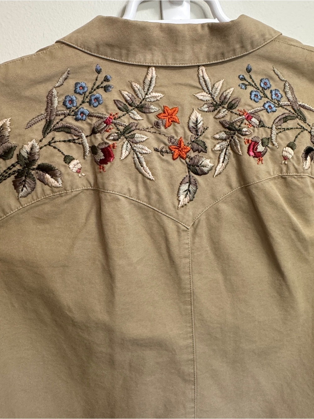 Vintage Lauren Ralph Lauren Embroidered Floral Jacket Women's Plus SZ 1X Western - Picture 10 of 16